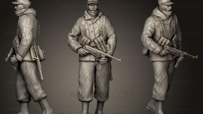 Military figurines (STKW_0176) 3D model for CNC machine